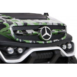 Elektrické autíčko Mercedes Unimog - lakované - moro 